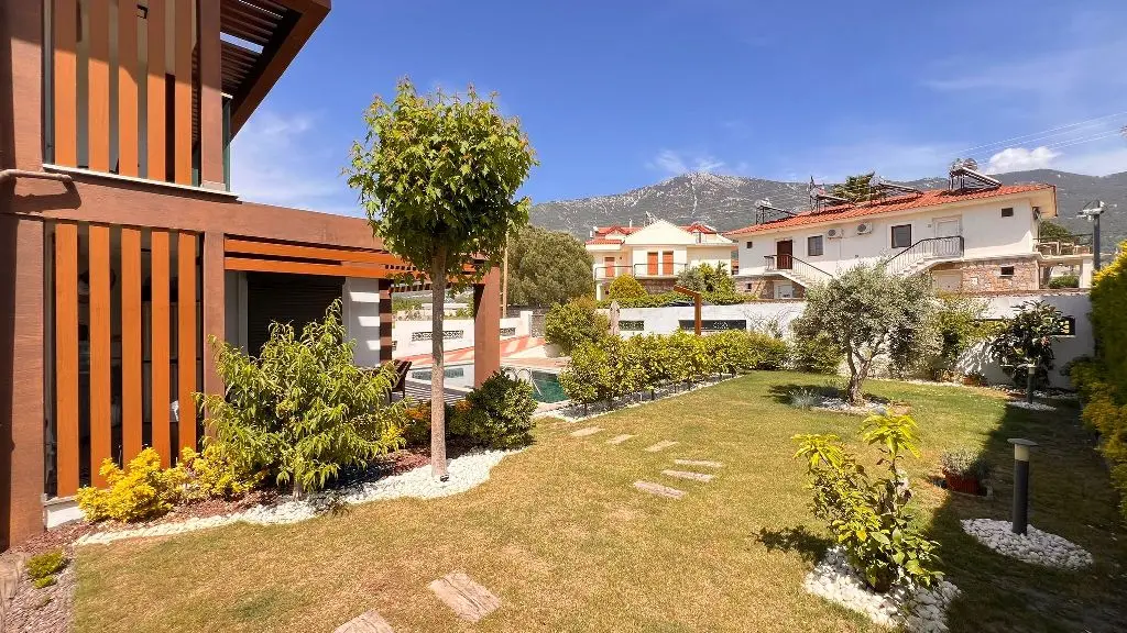 Mature garden